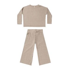 Rylee and cru cozy knit set oat 18/24 top 12/18 bottoms